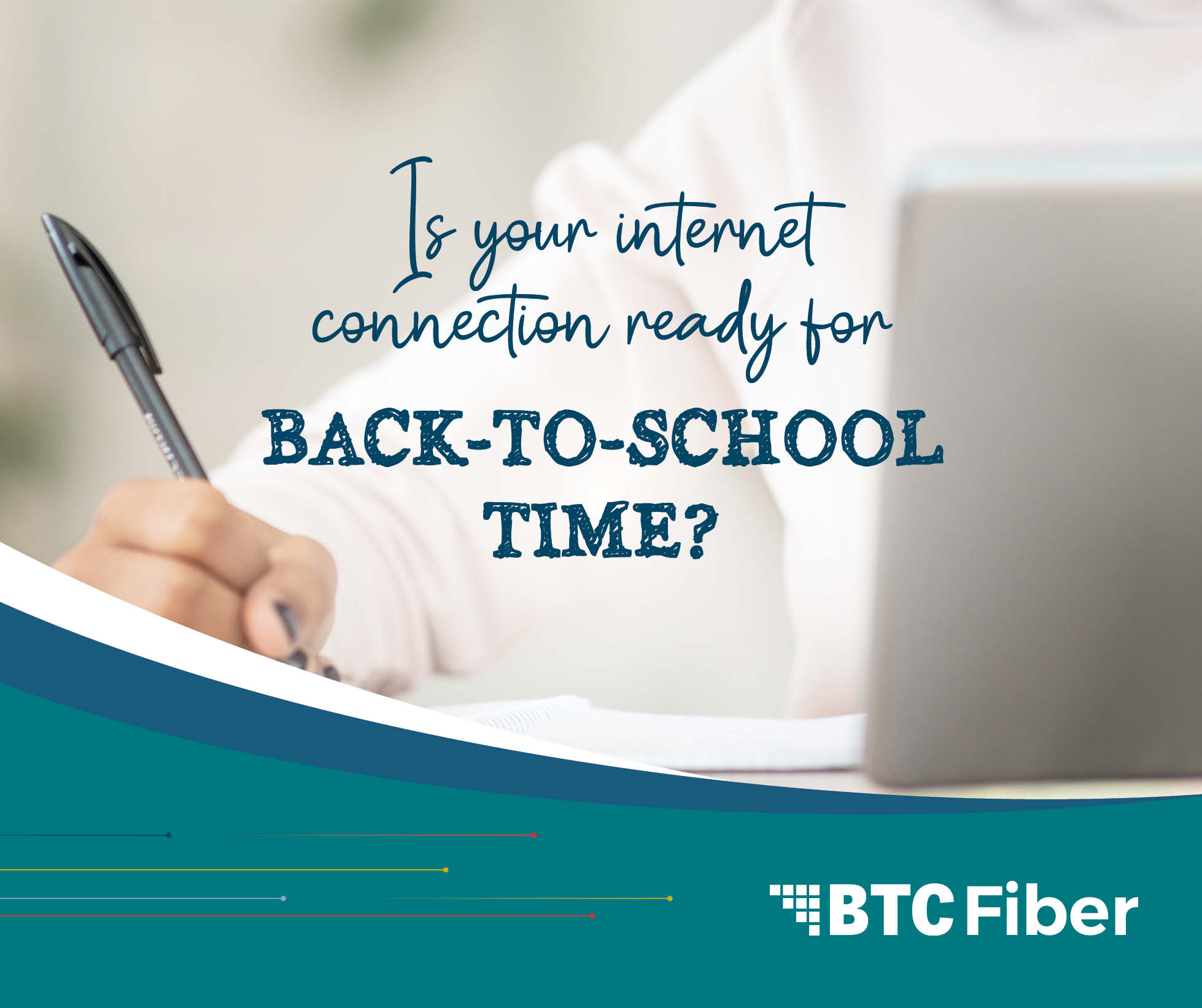 Make sure your internet service provides the speed needed to keep up with your f