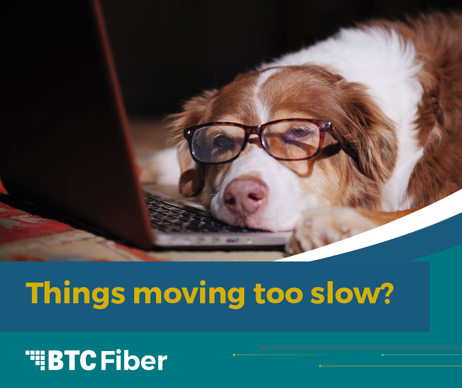If your internet connection seems a little slow, it’s not the summer heat. It ma