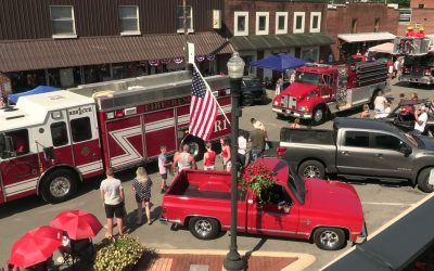 Dunlap Independence Day Parade 2025 BTC Fiber Cherry Street Office Roof View